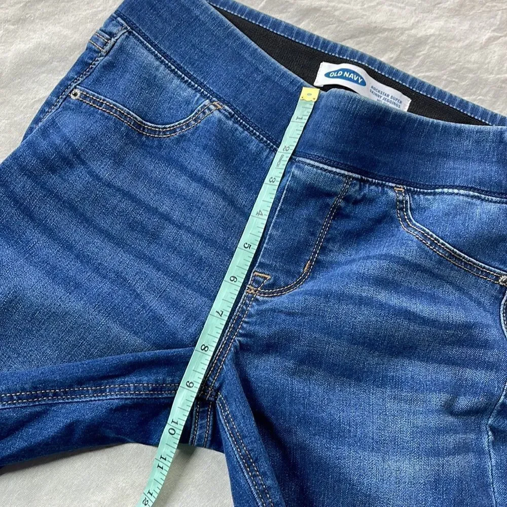 Old‎ Navy Mid-Rise Rockstar Super Skinny Jeggings Women’s Size 2 Pandora